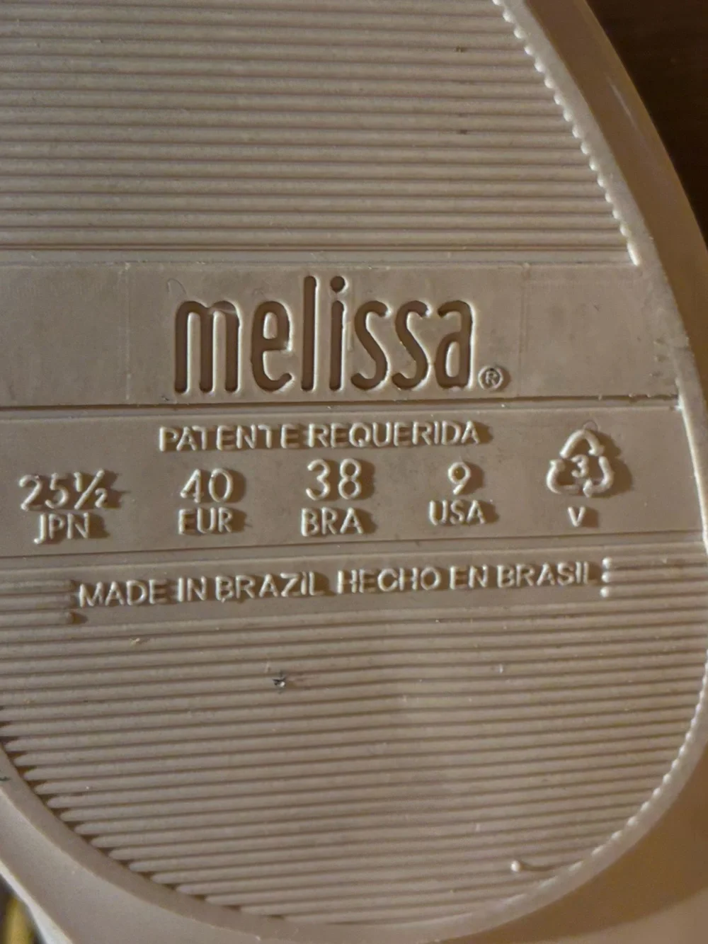 Melissa + Alexandre Herchcovitch Flower Queen Peep-Toe Flats, Beige/Black, size9